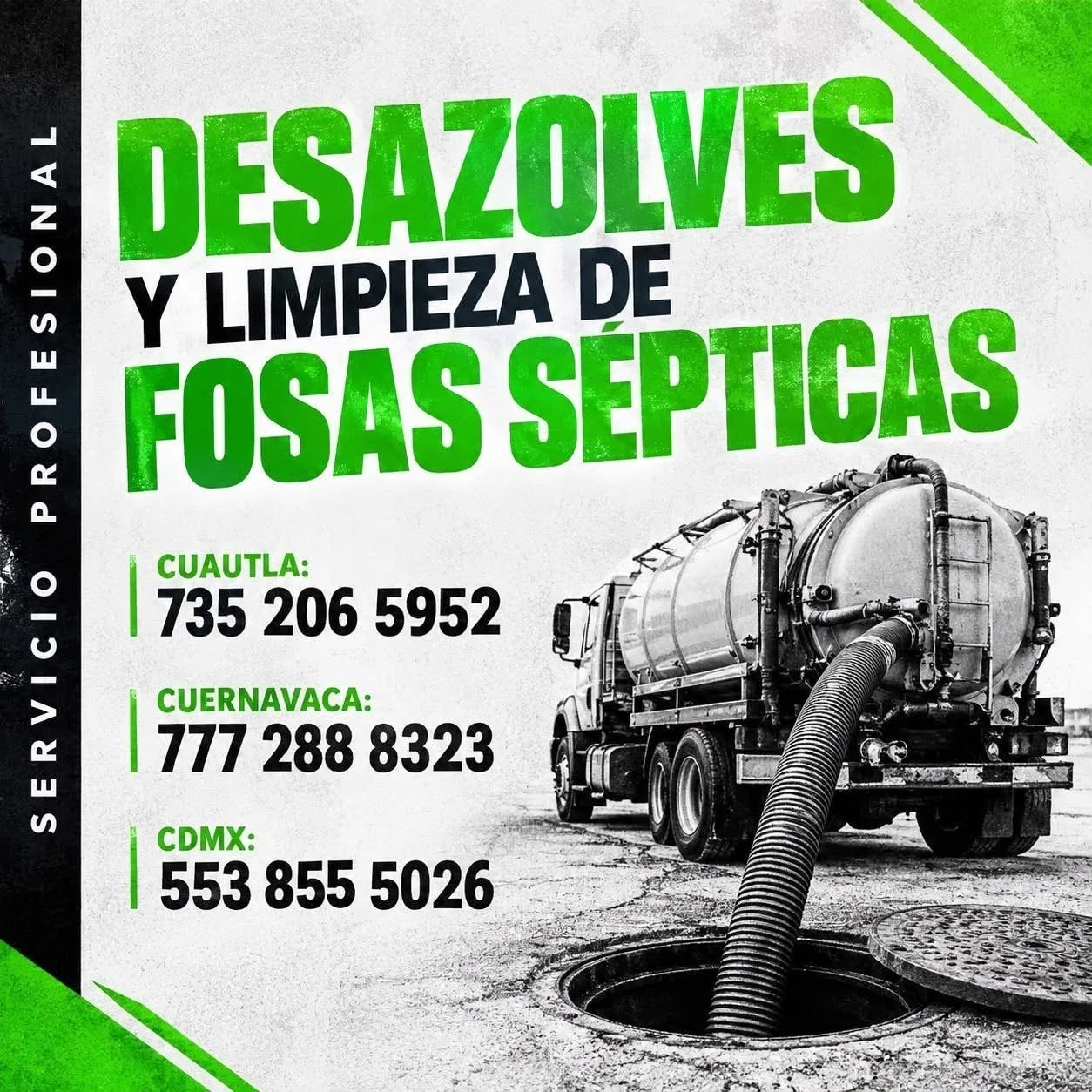 Servicio de desazolve y limpieza de fosas sépticas, imagen 2