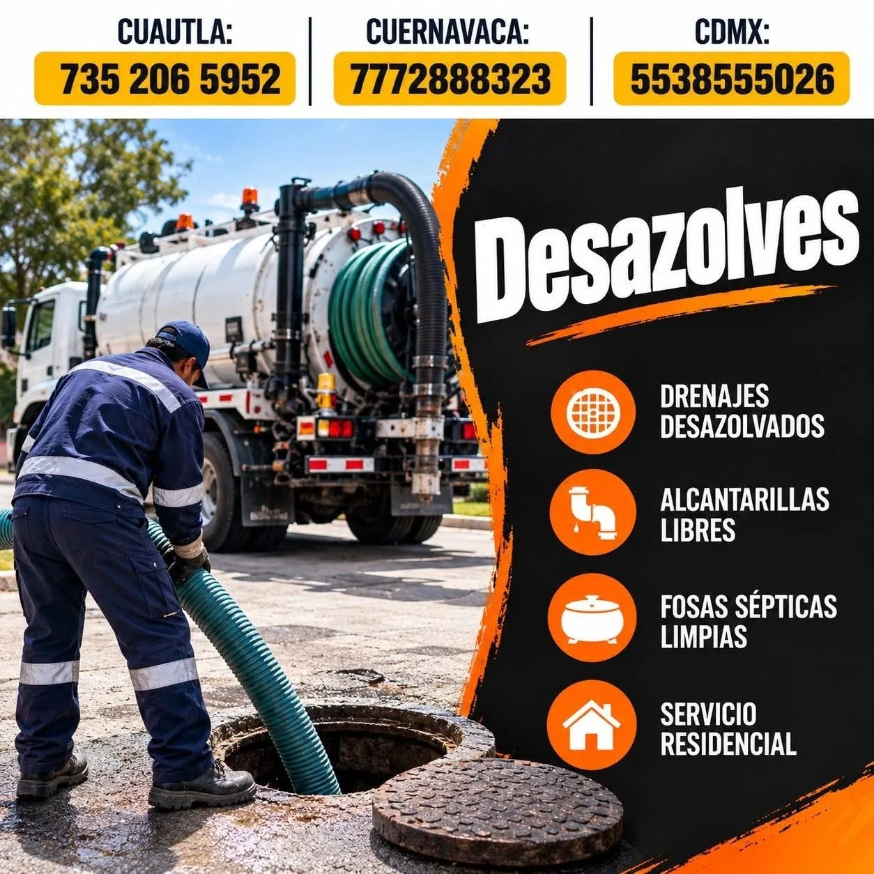 Servicio de desazolve y limpieza de fosas sépticas, imagen 9
